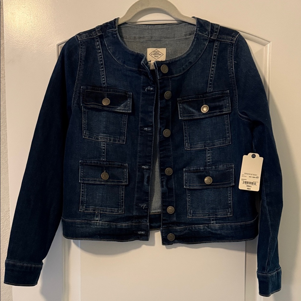 St. John's Bay Dark Blue women’s Jean Jacket